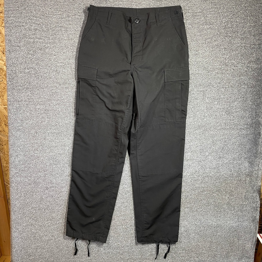 Propper BDU Cargo Pants Mens M/L Black Ripstop Tactical Utility Trousers